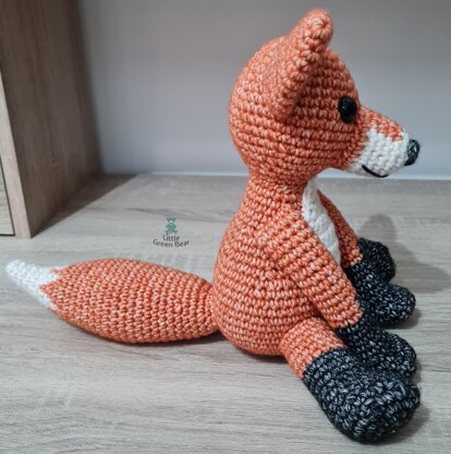 Fraser the Fox - US Terminology - Amigurumi