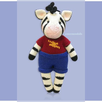 Amigurumi Knits. ZIN the Zebra.