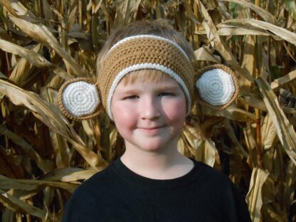 Critter Society Ear Warmers - Monkey