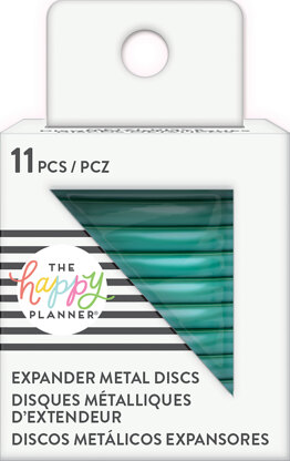 Happy Planner Metal Expander (BIG) Discs 1.75" 11/Pkg - Teal