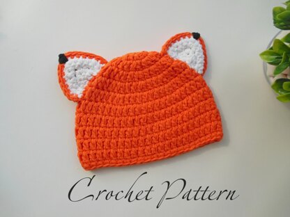 Crochet Fox Hat