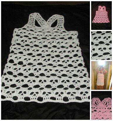 Creepy Skull Racer Back Dress