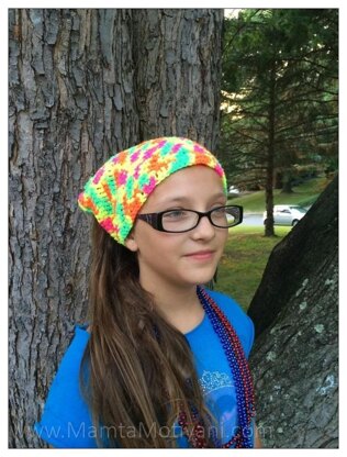 Mumtaz Crochet Triangle Head Scarf Pattern Bandana Designer