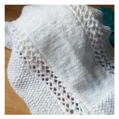 Seed and Lace Baby Blanket - Newborn