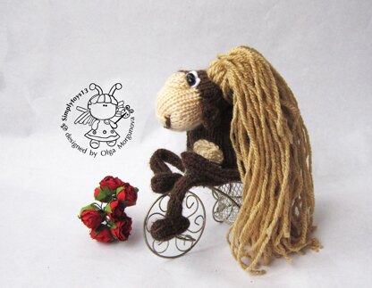 Keychain monkey (two in one)