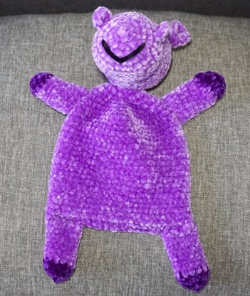 Crochet Pattern Happy Hippo Cuddle Cloth -The Cozy Companion