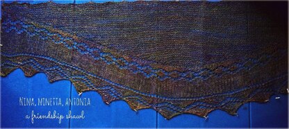 Nina, Ninetta, Antonia - A Friendship Shawl