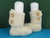 Super Chunky Two Button All Rib TV Slipper Boots