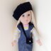 Black Beret for Doll