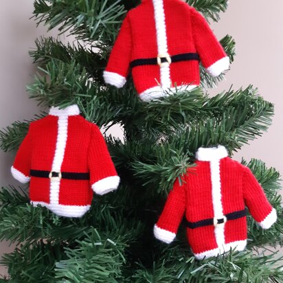 Father Christmas Jacket Tree Decoration