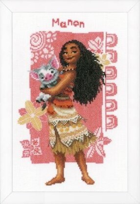 Vervaco Moana & Pua Cross Stitch Kit - PN-0168572