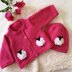 .Baby Sheep Cardigan and Hat