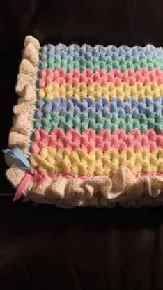 Crocodile Stitch Baby Blanket