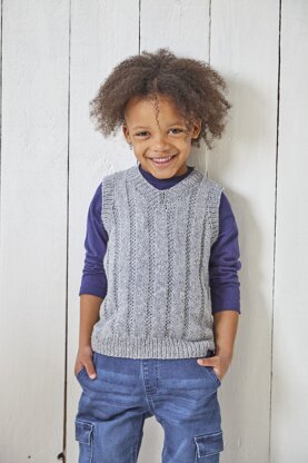 King Cole Pattern in Simply Denim DK - Children P6155 - Leaflet