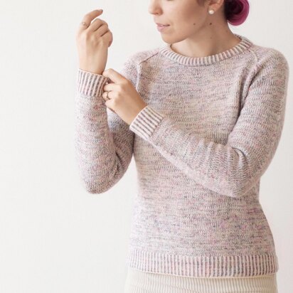 Rainbow Mist Sweater - knitting pattern