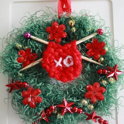 Christmas Wreath for Knitters