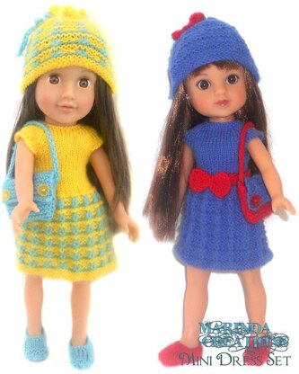 Mini Dress Set for  Dolls