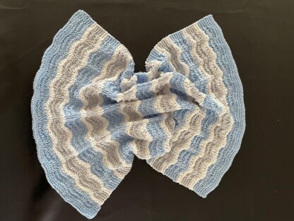 Wave Carseat Baby Blanket
