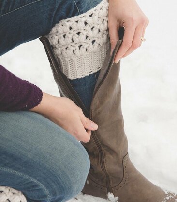 Powder Puff Boot Cuffs