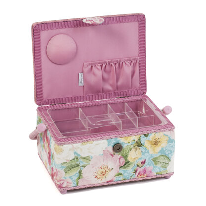 Mittelgroßer Nähkoffer „Rosenblüte“ von Hobbygift