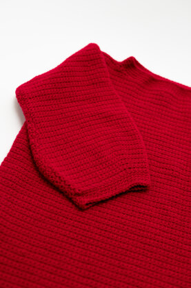 Easy Slip On Jumper - Free Crochet Pattern For Women in Paintbox Yarns Baby DK