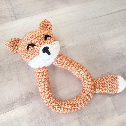 Finley Fox Baby Rattle