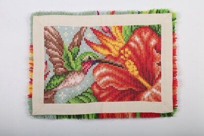 Hummingbird Latch Hook Rug Kit 48*64cm – Craft Buddy