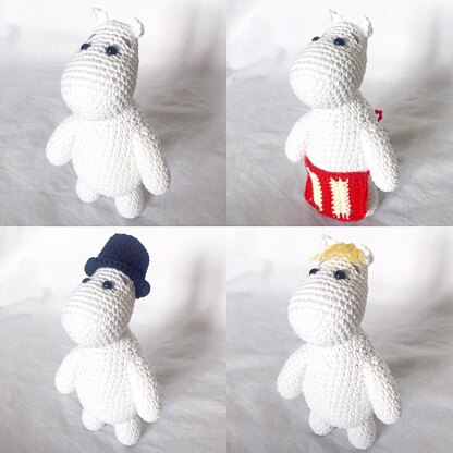 Crocheted Moomins