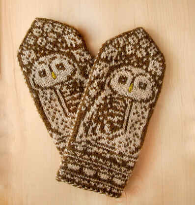 owly mittens