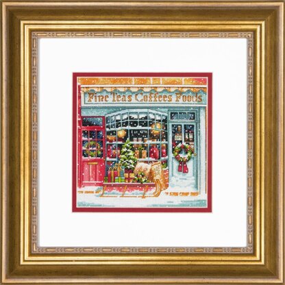 Dimensions Coffee Shoppe Cross Stitch Kit - 15cm x 15cm