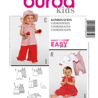 Burda B9650 Coordinates Sewing Pattern