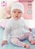 Cardigan & Hat in King Cole Big Value Baby 3Ply - 5584 - Downloadable PDF