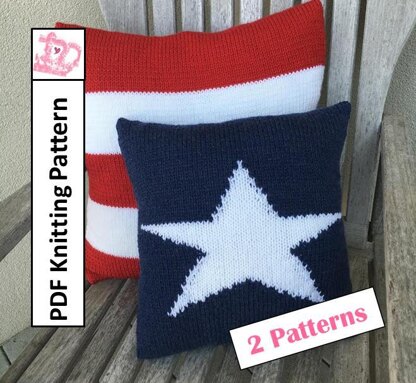 Star and Stripes Pillow covers