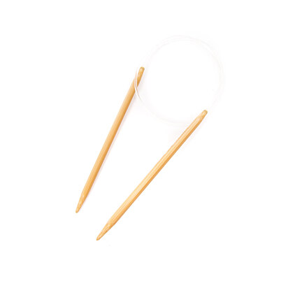 Clover Bamboo 40cm (16in) Fixed Circular Needles (1 Pair)