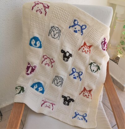 Animal Character Baby Blanket