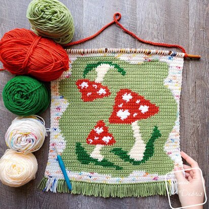 Mushroom Love Wall Hanging