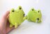 Plush meme knife frog