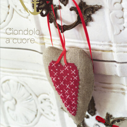 Enchanting Christmas - Hanging Heart in Anchor - Downloadable PDF