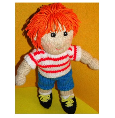 Tommy doll knitting pattern