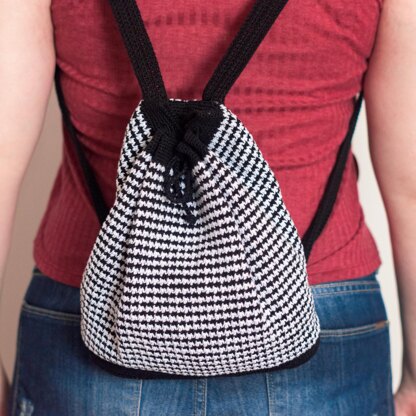 Houndstooth Backpack