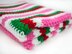 Ribbon Candy Infinity Moss Stitch Crochet Blanket