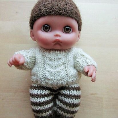 Li'l Cutesies Cable Stitch Sweater Set