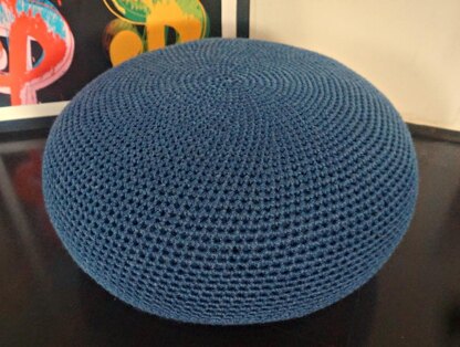 Large Crochet Bean Bag Floor cushion.