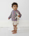 "Triangle Edged Top" - Top Knitting Pattern For Babies in Debbie Bliss Eco Baby and Eco Baby Prints