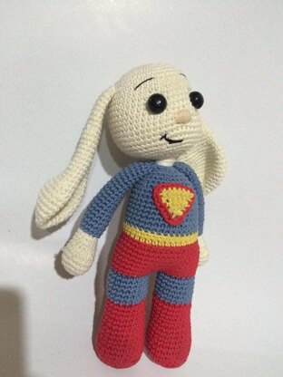 Super Hero Bunny Amigurumi