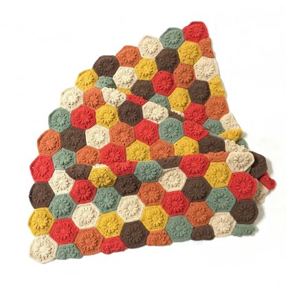 hexagon baby blanket