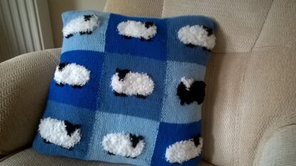 Fluffy Sheep Cushion