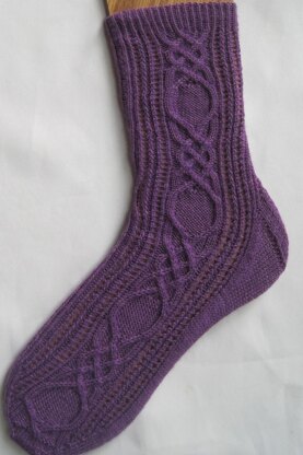 Avery's Cabled Socks