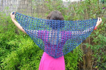 Building blocks up to the sky shawl
