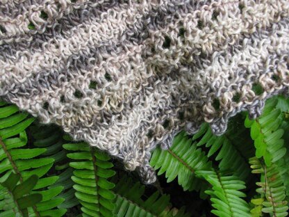 "Rabbits & Ferns" Boomerang Scarf